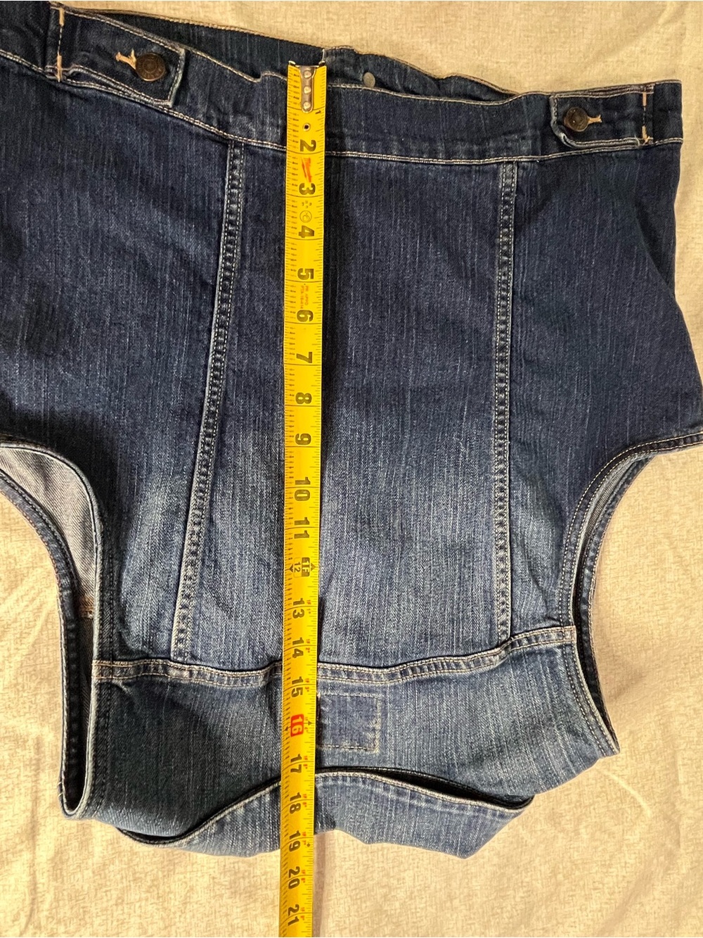 Old Navy Denim Button-Up Vest - Picture 4 of 7